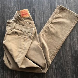 Levi’s Men’s corduroy flat front pants